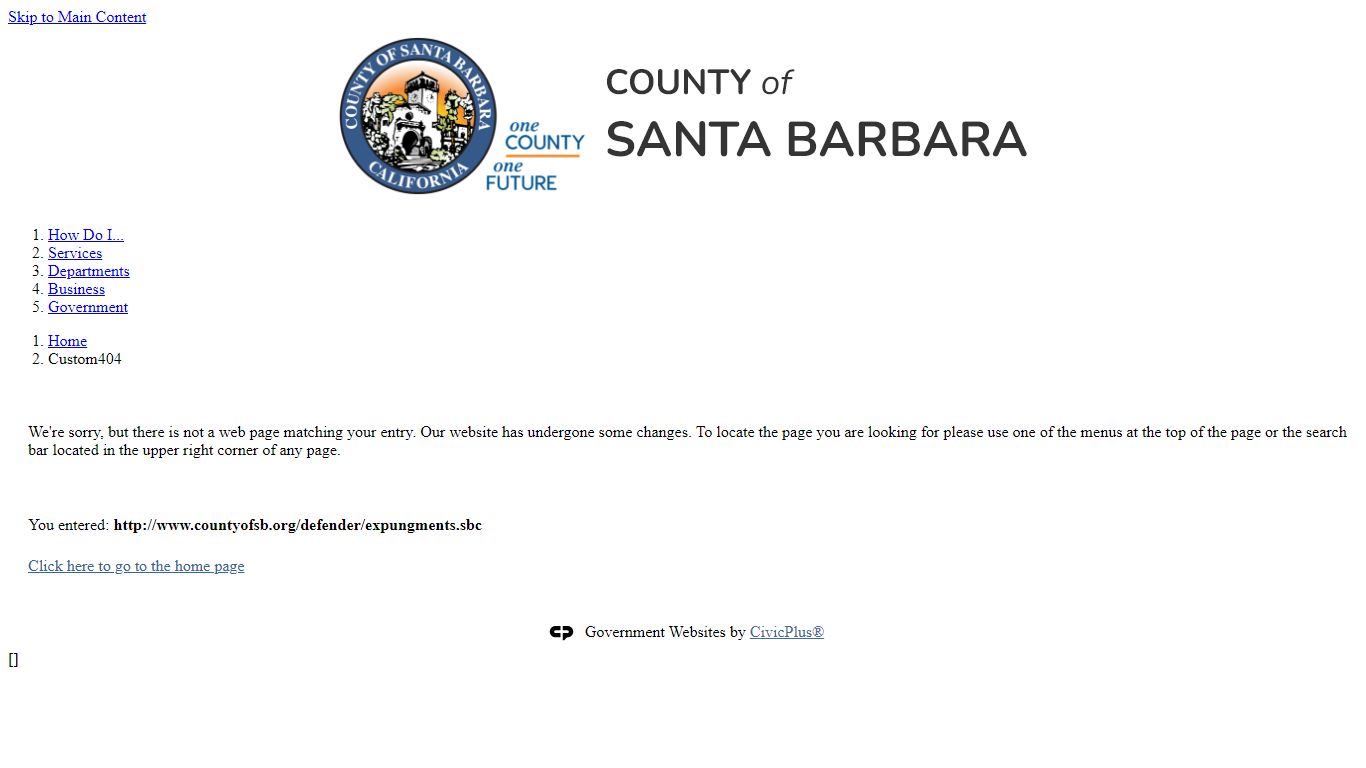 Expungements - Santa Barbara County, California